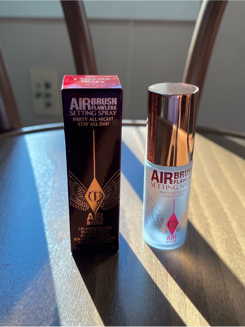 Charlotte Tilbury Airbrush Flawless Hydrating Setting Spray travel size 15mL new